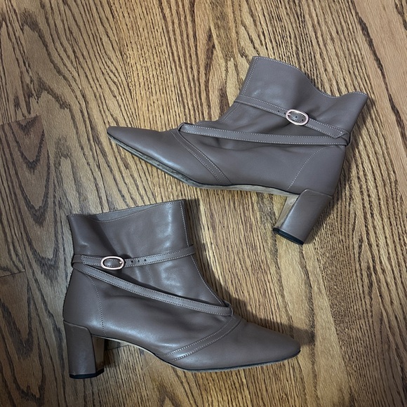 Repetto Gersen Leather Booties in taupe - Picture 9 of 12